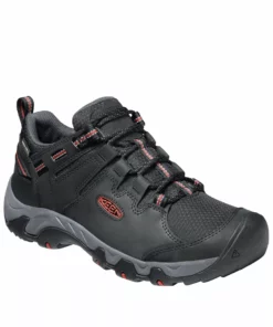 Keen Men's Black Steens Waterproof Hiking Boots - Soft Toe