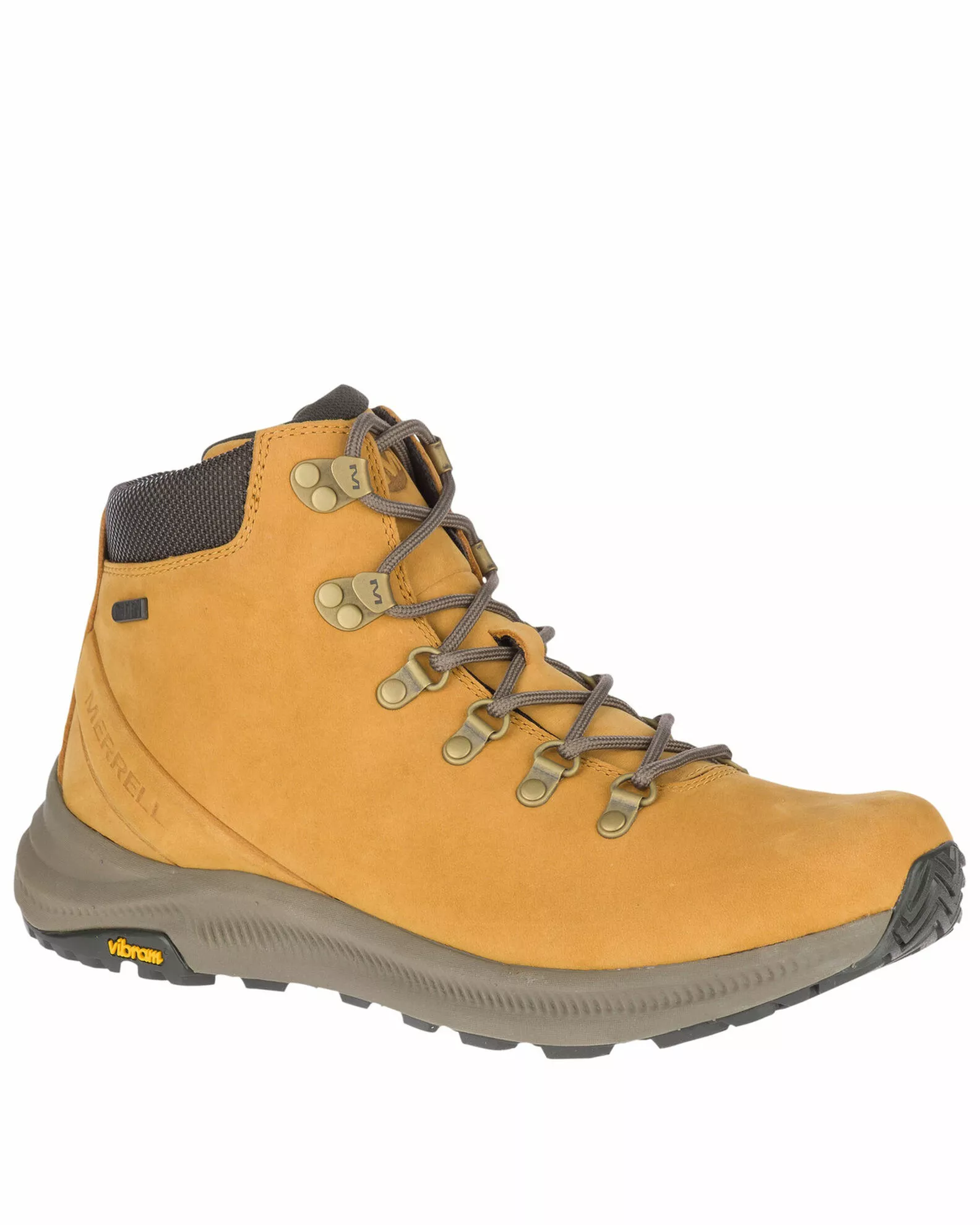 Merrell Men's Tan Ontario Waterproof Hiking Boots - Soft Toe - Image 6