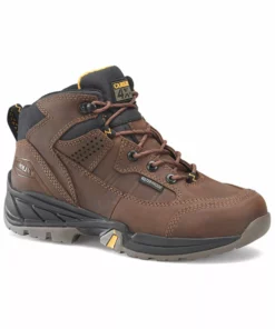 Carolina Men's Builder Waterproof Steel Lace-Up Hiking Boots - Round Toe