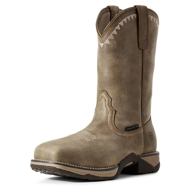 Ariat Anthem Deco Composite Toe Women's Work Boots Brown | QEWRD4986