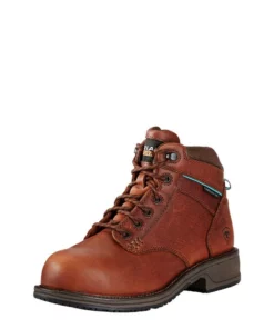 Ariat Casual Work Mid Lace Sd Composite Toe Women's Work Boots Brown | KXZVF0697