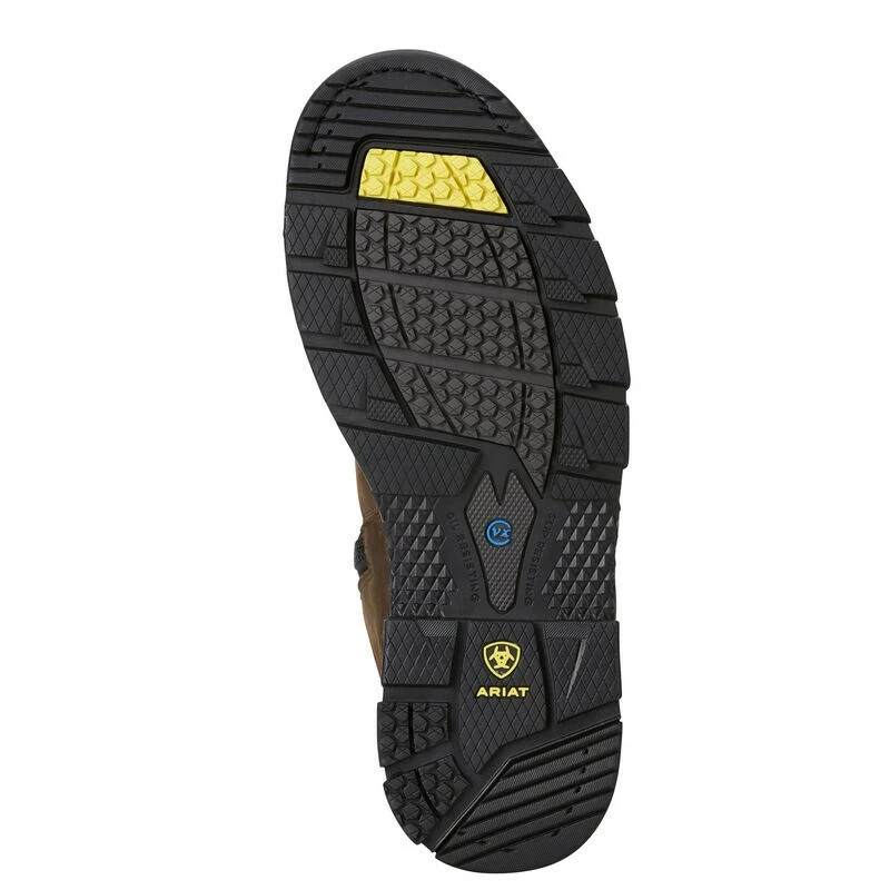 Ariat Catalyst Vx 8" Metguard Waterproof Metguard Composite Toe Men's Work Boots Brown | XKPLG2318 - Image 3