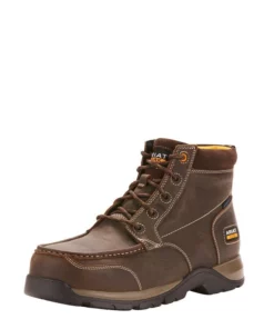 Ariat Edge Lte Chukka Waterproof Composite Toe Men's Work Boots Dark Brown | BMSTN7960