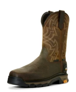Ariat Intrepid Force Waterproof Composite Toe Men's Work Boots Brown | VXGLI8695