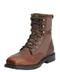 Ariat Rigtek 8" Wide Square Toe Composite Toe Men's Work Boots Brown | GWBSV3081