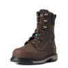 Ariat Riveter 8" Csa Glacier Grip Waterproof 400g Composite Toe Women's Work Boots Dark Brown | EMSDT1980
