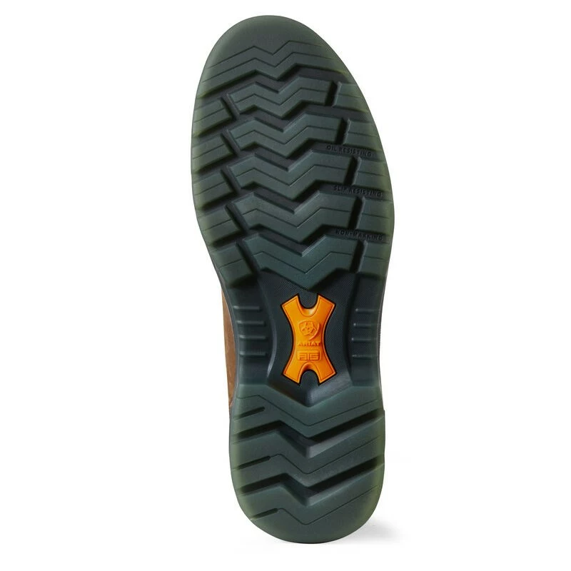 Ariat Turbo 8" Csa Waterproof Carbon Toe Men's Work Boots Brown | WGQKC4018 - Image 3