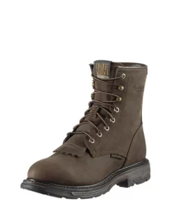Ariat Workhog 8" Waterproof Men's Work Boots Brown | DQTAH4725