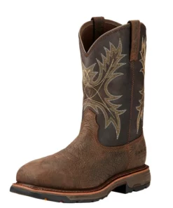 Ariat Workhog Waterproof Composite Toe Men's Work Boots Brown | LDETG8375