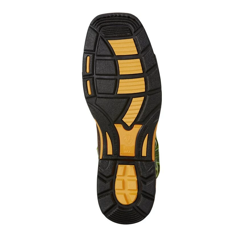 Ariat Workhog Wide Square Toe Venttek Men's Work Boots Brown | CQBIJ0271 - Image 3