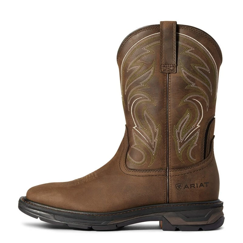 Ariat Workhog Xt Cottonwood Men's Work Boots Brown | YJXED3987 - Image 2