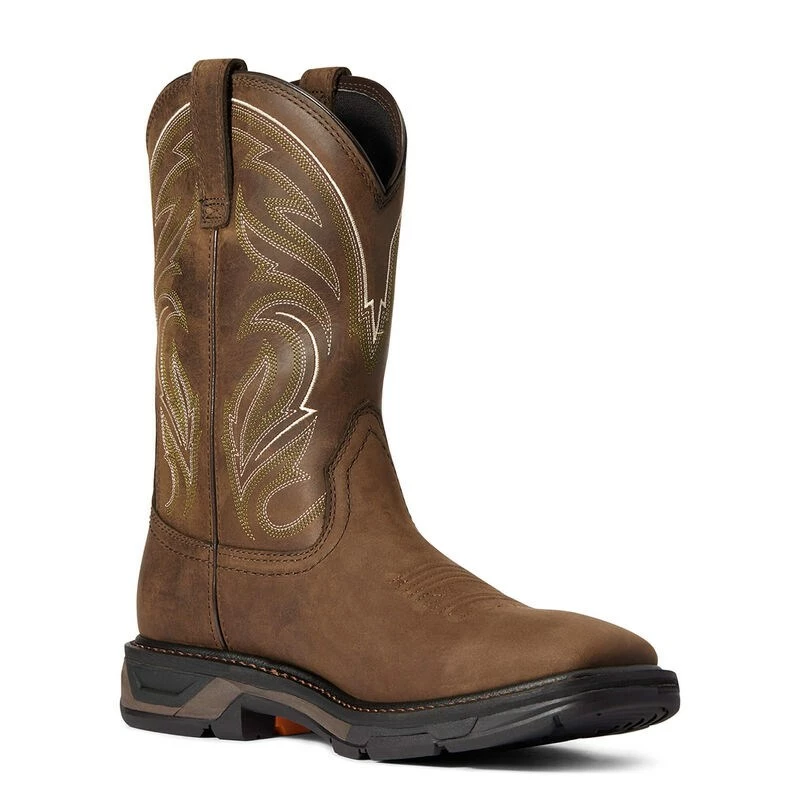 Ariat Workhog Xt Cottonwood Men's Work Boots Brown | YJXED3987 - Image 6