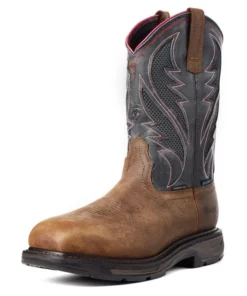 Ariat Workhog Xt Venttek Waterproof Carbon Toe Men's Work Boots Brown | KRWAH3859