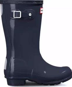 Hunter Original Gloss Rain Boots - Big Kids|-|Bottes De Pluie à Fini Brillant Wellington Original - Grand Enfant