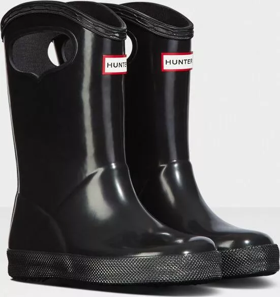 Hunter Original First Classic Grab Handle Rain Boots - Kids|-|Bottes Wellington Original First Classic à Poignées - Fini Brillant - Enfant - Image 4