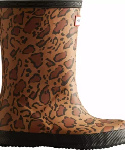 Hunter Leopard Print Rain Boots - Kids|-|Bottes De Pluie à Imprimé Léopard - Enfant