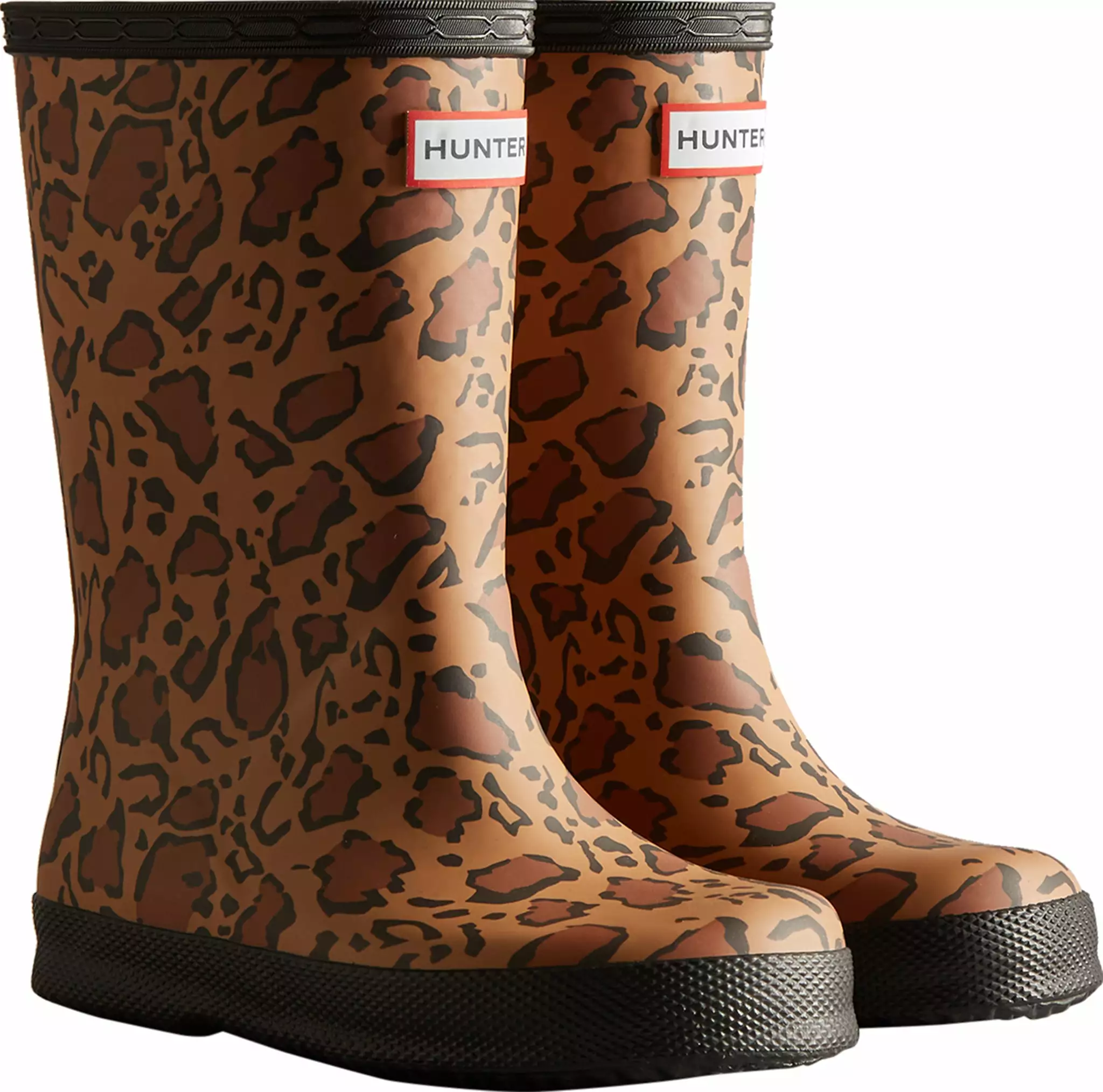 Hunter Leopard Print Rain Boots - Kids|-|Bottes De Pluie à Imprimé Léopard - Enfant - Image 3