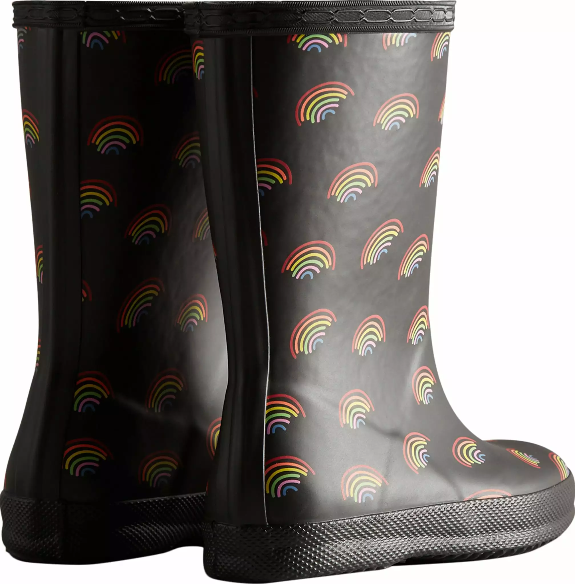 Hunter Mini Rainbow Print Rain Boots - Kids|-|Bottes De Pluie à Mini Imprimé Arc-en-ciel - Enfant - Image 5