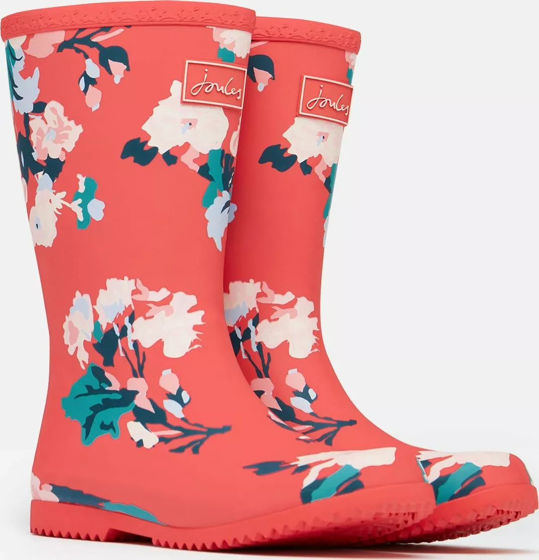 Joules Roll Up Rain Wellies Rain Boots - Girls|-|Bottes De Pluie Roll Up Wellies - Fille - Image 2