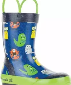 Kamik Monsters Rain Boots - Kids|-|Bottes De Pluie Monsters - Enfant