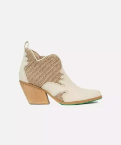 Atlantis Vegan Apple Leather Ankle Boots | Beige