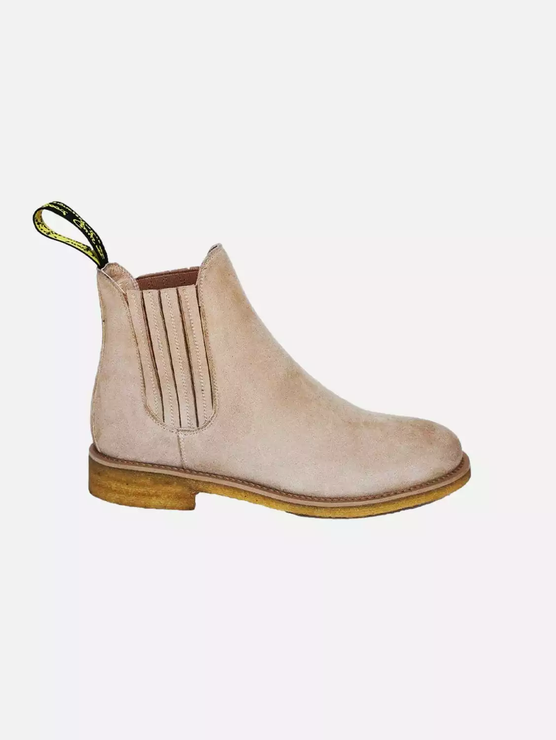 Jimmy Vegan Leather Dealer Boots | Beige