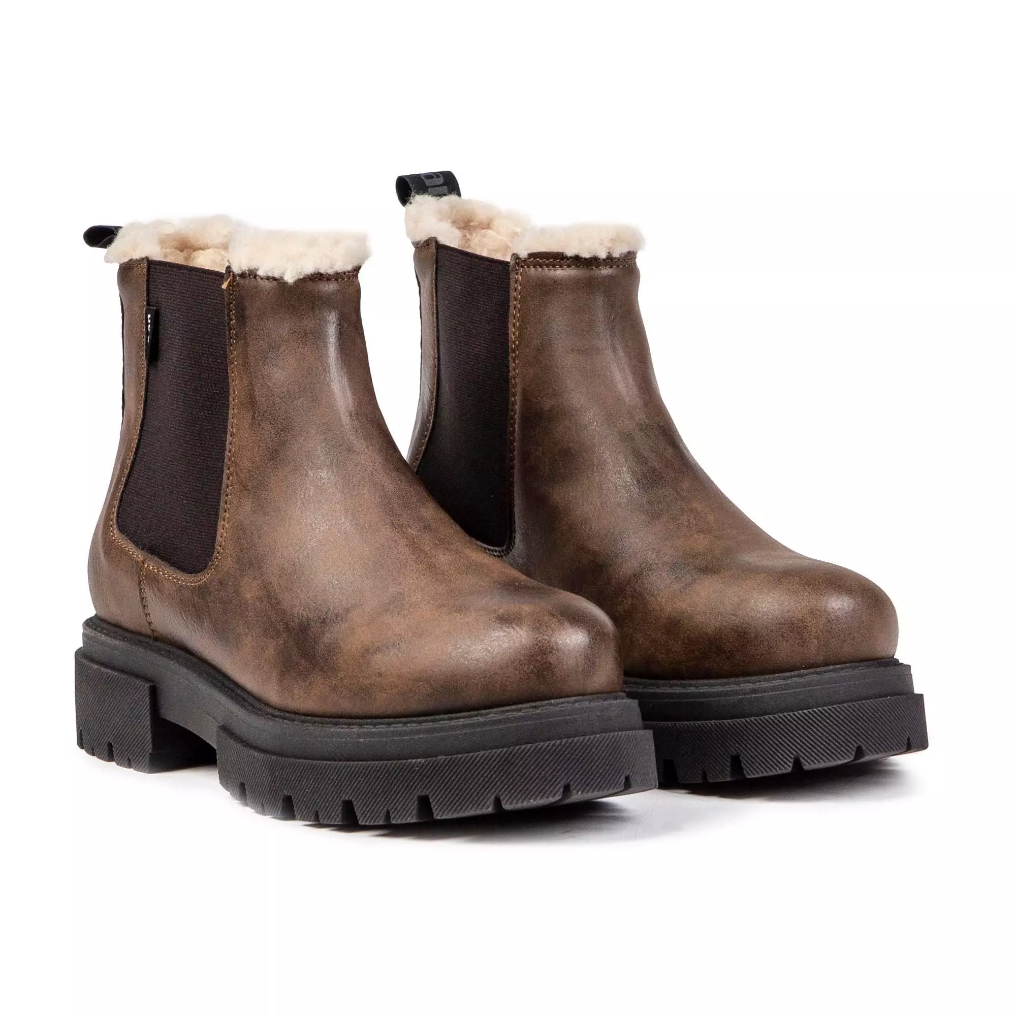 Beets Women's Vegan Leather Chelsea Boots | Brown - Image 2