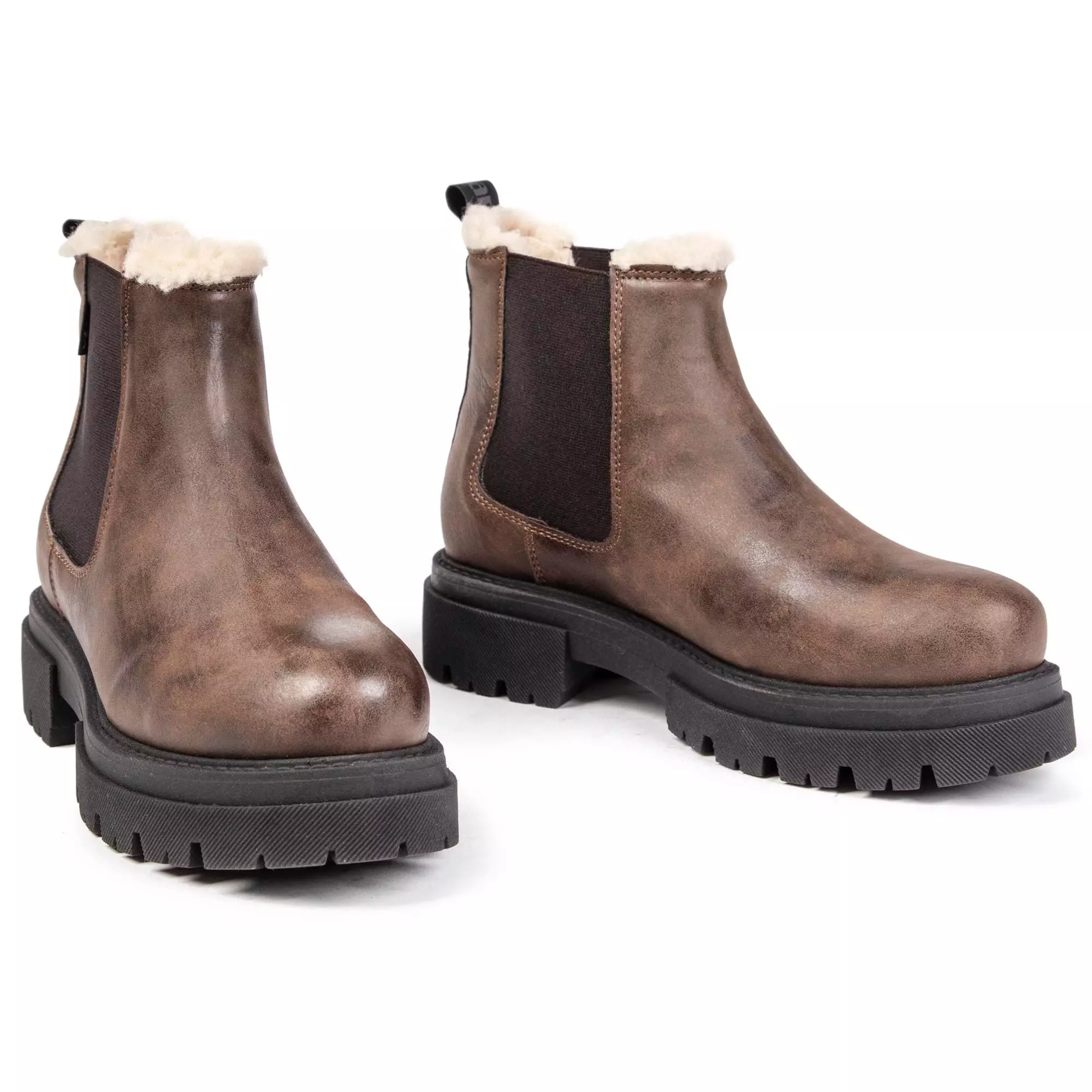 Beets Women's Vegan Leather Chelsea Boots | Brown - Image 4