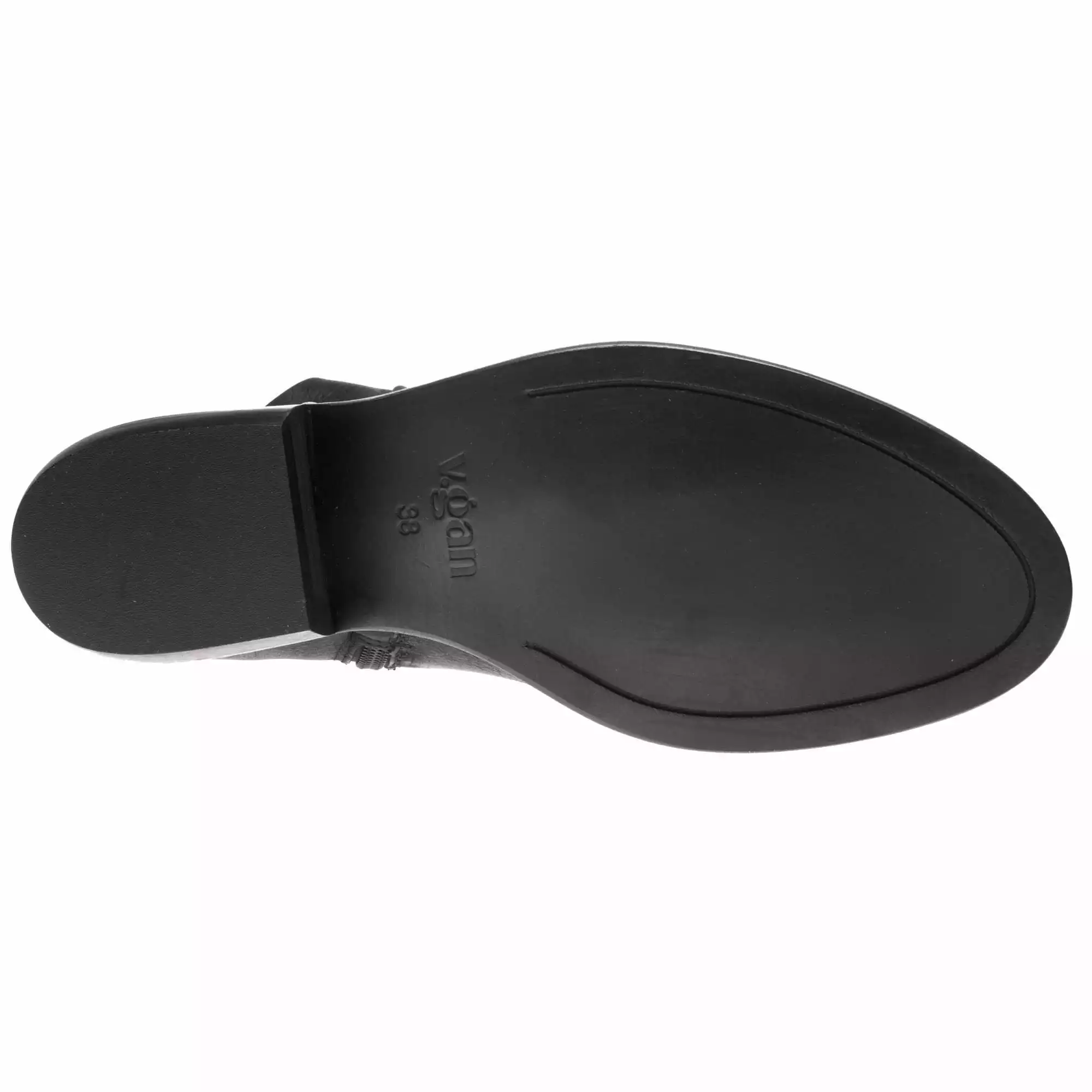 Hummus Women's Vegan Leather Mid Calf Boots | Black - Image 4